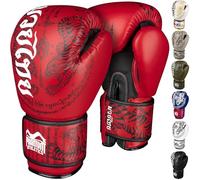 Phantom Athletics Boxing Gloves Men - Muay Thai | MMA and Kickbox | 10-16 oz Boxing Gloves for Martial Arts | Boxing Gloves Men, Women and Children (Muay Thai - Red, 12 oz)