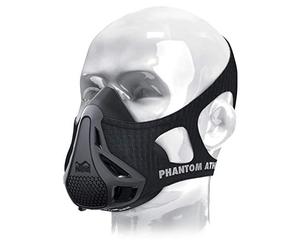Phantom Athletics Training Mask - Breathing resistance training for better performance in sports - Black