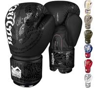 Phantom Boxing Gloves Muay Thai | MMA Boxing Gloves | Men - Black - 14 oz