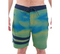 Phantom Eco Block Party Boardshorts in Armored Navy