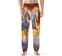 Phantom Horse Men's Pajamas Pants Soft Lounge Sleep Pant Pjs Bottoms Sleepwear Sweatpants for Home Casual