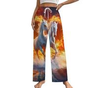 Phantom Horse Women's Lounge Pants Pajama Pants Soft Bottoms Pjs Trousers Casual Nightwear