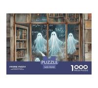 Phantom Librarian Bat 1000 Piece Jigsaw Puzzle Magic Fantasy for Adults Educational Gift Memory Games Stress Relief 70x50cm/1000pcs