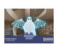 Phantom Librarian Bat 1000 Piece Jigsaw Puzzle Magic Fantasy for Age 12+ Fun Gift Memory Games Relaxing 38x26cm/1000pcs