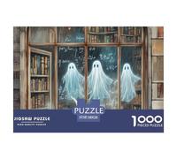 Phantom Librarian Bat 1000 Piece Puzzles Magic Fantasy for Adults Educational Activities Memory Games Relaxing 38x26cm/1000pcs