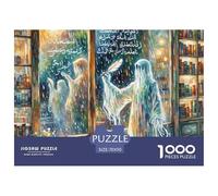 Phantom Librarian Bat 1000 Piece Puzzles Magic Fantasy for Adults Fun Activities Memory Games Gift Idea70x50cm/1000pcs