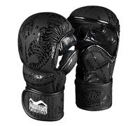 Phantom MMA Gloves APEX | Professional Gloves for Sparring, Fight, Boxing, Freefight (Muay Thai - Black, L/XL)
