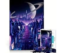 Phantom Night City 1000 Piece Jigsaw Puzzles for Teenagers Strong Logic Toy Calm Escape Clear Edge Birthday Gift (38x52cm)