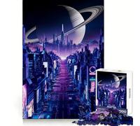 Phantom Night City Puzzle for Teenagers 1000 Pieces Mind Exercise Toy Gentle Relax Design Assembly Xmas Surprise (50x75cm)