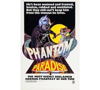 Phantom of the Paradise 1974 2 RED80 A3 Poster on Canvas - Borderless Movie Art Cult Film Images Classic Iconic 70s 80s 90s Vintage Retro Home Wall Decor Pictures Printing Modern Artwork Aesthetic Re