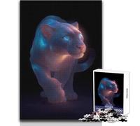 Phantom Panther Puzzles for Teenagers 1000 Piece Educational Mental Focus Game Heartwarming Special Present Idea Size 38x52cm