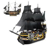 Phantom Pirate Ship Building Blocks Set - 2900PCS Sailboat Bricks Kit, Collectible Warship Model, Home Office Decor, DIY Fantasy Nautical Toy, Creative Gift for Adult, Teen