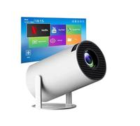 Phantom® Projector Mini Projector, Supports Wifi 6, BT5.0 With 11.0 Android OS, Automatic Keystone Correction, 180 Degree, 130 Inch Display For Phone/PC/Lap/PS5/Stick, 4K Cinema Projector HDMI