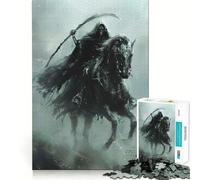 Phantom Rider 1000 Piece Jigsaw Puzzles for Adults Smart Reason Toy Quiet Fun Smooth Edge Festival Gift (38x52cm)