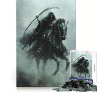 Phantom Rider 1000 Pieces Jigsaws Adults Puzzles Gifts Strong Logic Toy Soothing Play Clear Edge Heartfelt Gift (50x75cm)