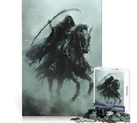 Phantom Rider Teenager Jigsaw Puzzles 1000 Pieces Mind Puzzle Casual Relax Image Assembly Heartfelt Gift (38x26cm)