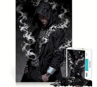 Phantom Whispers︰ The Hooded Harbinger Jigsaw Puzzles for Adults1000 Pieces Clear Logic Toy Leisure Time Perfect Cut Creative Gift (38x26cm)