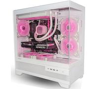 PhantomX Gaming PC • Ryzen 5 9600X • RTX 4060 8GB • 32GB 6000MHz RAM • 1TB NVMe SSD • 750W 80+ PSU • ARGB White Gaming PC Case • WiFi • VR Ready • Windows 11 • Desktop Computer
