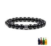 Phaqetre Glame Anti Alcohol Bracelet, 2025 New Glame Bracelets, Sobriety Bracelets for Men Women, Reduce the Urge to Drink (A)