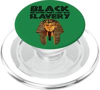 Pharaoh Black History Didn't Start With Slavery PopSockets PopGrip for MagSafe