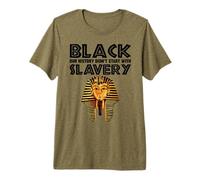 Pharaoh Black History Didn't Start with Slavery Premium T-Shirt
