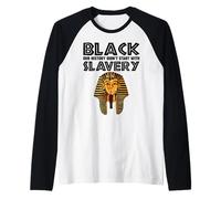 Pharaoh Black History Didn't Start with Slavery Raglan Baseball Tee
