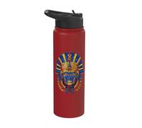 Pharaoh Head Egypt Sphinx and Pyramids Egyptian Stainless Steel Insulated Water Bottle