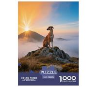Pharaoh Hound, 1000-piece Jigsaw Puzzle, Entertaining And Skill-building Game, Ideal for Wall Décor Or Thoughtful Gifts, Suitable for Ages 12+, Pet Dog, 38x26cm/1000pcs