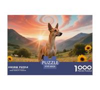 Pharaoh Hound, 1000-piece Puzzle, A Mindful Pastime for Relaxation And Skill-building, Great for Interior Décor, Suitable for Ages 10+, Pet Dog, 38x26cm/1000pcs