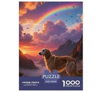 Pharaoh Hound Jigsaw Puzzles Puzzle for Adults Kids. 1000 Piece Cute Dog Great Gifts Challenge Toy Educational Games Home Decoration for Adults& Kids Age 14 Years Up 70x50cm/1000pcs