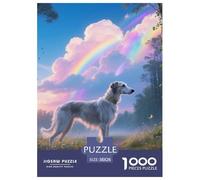 Pharaoh Hound Jigsaw Puzzles Puzzle for Adults Kids. 1000 Piece Cute Dog Impossible Challenge Toy Educational Games Home Decoration for Educational Games Gifts 38x26cm/1000pcs