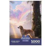 Pharaoh Hound Jigsaw Puzzles Puzzles for Adults Kids. 1000 Piece Cute Dog Great Gifts Challenge Toy Educational Games Home Decoration for Educational Games Gifts 38x26cm/1000pcs