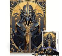 Pharaoh Illustration Teenager Jigsaw Puzzles 1000 Pieces Mind Puzzle Casual Relax Image Assembly Heartfelt Gift (50x75cm)