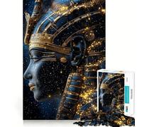 Pharaoh in The Cosmos 1000 Piece Jigsaw Puzzles for Teenagers Strong Logic Toy Calm Escape Clear Edge Birthday Gift (38x52cm)