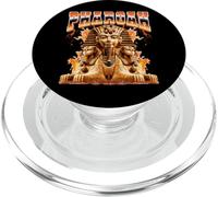 Pharaoh King Ancient Egypt 90s Bootleg Style PopSockets PopGrip for MagSafe