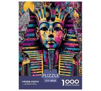 Pharaoh of Egypt Jigsaw Puzzles Great Gift for Adults 1000 Piece Challenging Games Home Decoration Sphinx Jigsaw Puzzle for Adults And Kids 38x26cm/1000pcs
