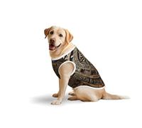 Pharaoh's Compass Dog Pure Cotton Tshirts for Medium & Large Dogs,Breathable Stretchy Tank Top Sleeveless Vest Tee Shirt