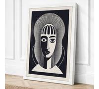 Pharaoh's Gaze Art Deco Canvas Wall Art Print 30x20 Inch
