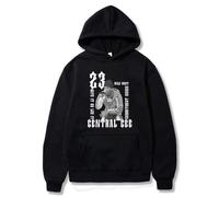 PHARCOYOU Central Cee 23 Hoodie Wild West Album Unisex Long Sleeve Streetwear Women Men Hooded Sweatshirt (S,Black)