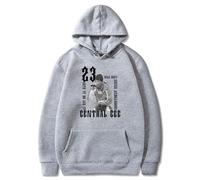 PHARCOYOU Central Cee 23 Hoodie Wild West Album Unisex Long Sleeve Streetwear Women Men Hooded Sweatshirt (XXS,Gray)