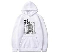 PHARCOYOU Central Cee 23 Hoodie Wild West Album Unisex Long Sleeve Streetwear Women Men Hooded Sweatshirt (S,White)