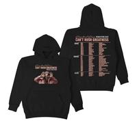 PHARCOYOU Central Cee Can't Rush Greatness World Tour 2025 Hoodie Long Sleeve Streetwear Women Men Hooded Sweatshirt (XXL,Black)