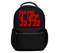 PHARCOYOU Dandadan Anime Backpack Japan Manga Casual Rucksack Women Men Daypack Harajuku Outdoor Travel Bag (Black,One SIze)
