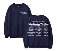 PHARCOYOU Gracie Abrams Merch The Secret of Us Tour Europe 2025 Crewneck Long Sleeve Streetwear Men Women Sweatshirts (Navy,S)