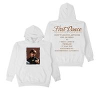 PHARCOYOU Maddox Batson First Dance Hoodie 2025 Road to Indio Tour Long Sleeve Streetwear Women Men Hooded Sweatshirt (XS,White)