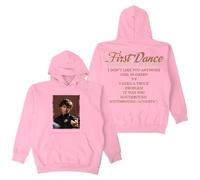 PHARCOYOU Maddox Batson First Dance Hoodie 2025 Road to Indio Tour Long Sleeve Streetwear Women Men Hooded Sweatshirt (M,Pink)