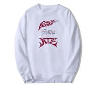 PHARCOYOU Stray Kids Ate Chk Chk Boom SKZ Dominate World Tour 2024 Merch Long Sleeve Streetwear Women Men Sweatshirt (White,M)