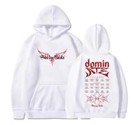 PHARCOYOU Stray Kids Dominate World Tour Hoodie Long Sleeve Streetwear Women Men Hooded Sweatshirt Trendy Outfits (4XL,White)