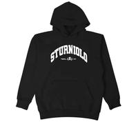 PHARCOYOU Sturniolo Triplets Surprise Party Collegiate Hoodie Long Sleeve Streetwear Men Women Hooded Sweatshirt (L,Black)