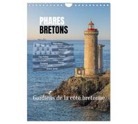 Phares Bretons Gardiens de la côte bretonne (Calendrier mural 2026 DIN A4 horizontal), CALVENDO calendrier mensuel: Un voyage à travers la Bretagne, le pays des phares